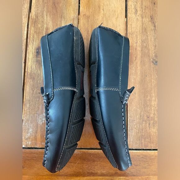 Dexter Comfort Memory Foam Boys Slip On Dress Shoes Black Size 8 - Picture 3 of 5